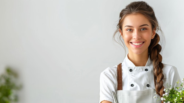 Uśmiechnięty kucharz